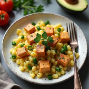 Sanduíche Vegano Fitness com Tofu e Abacate