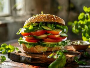 Sanduíche Vegano Natural do Chef