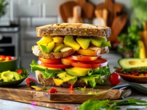 Sanduíche Vegano Sem Lactose Tropical