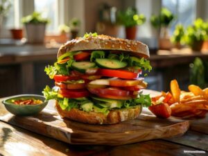 Sanduíche Vegano Completo do Brasil