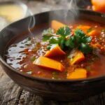 Sopa de Lentilha Marroquina: Receita Vegana Cremosa e Nutritiva