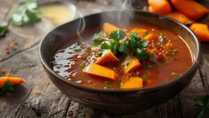 Sopa de Lentilha Marroquina: Receita Vegana Cremosa e Nutritiva