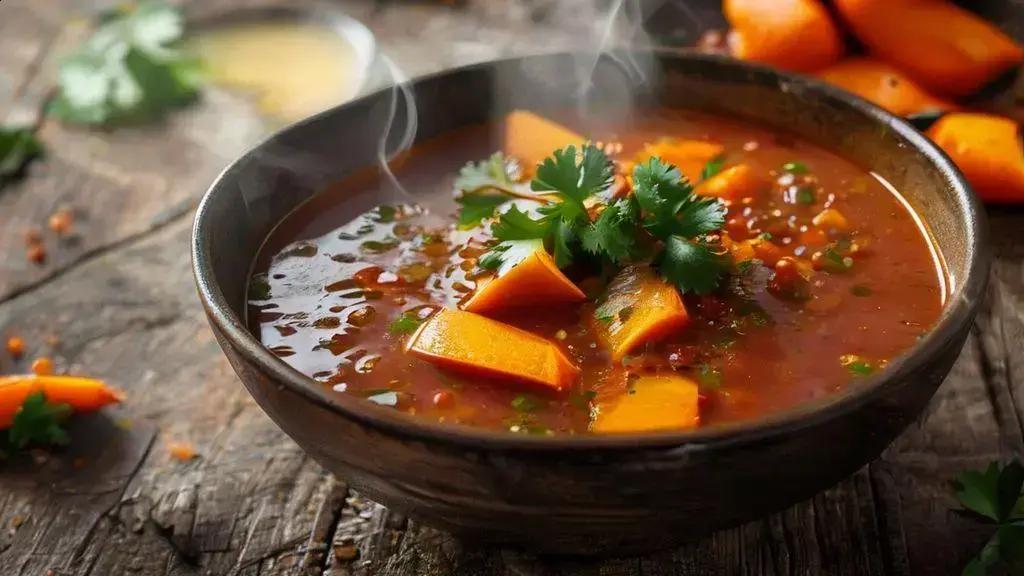 Sopa de Lentilha Marroquina: Receita Vegana Cremosa e Nutritiva