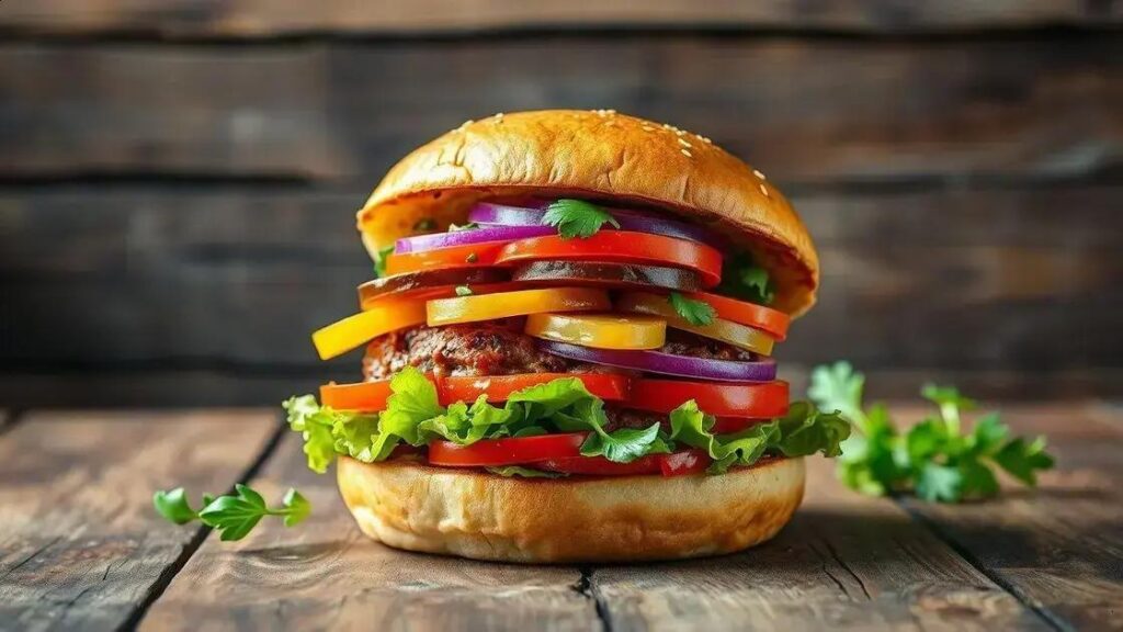 A homenagem de Guy Fieri: O Veggie Burger de 21 ingredientes