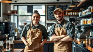 Oatly e KOI lançam linha de roupas de trabalho inspirada em baristas