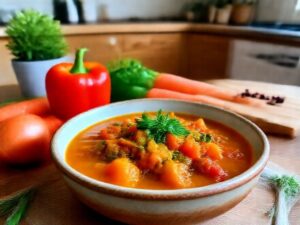 Carne vegana de panela com proteína de soja à moda brasileira