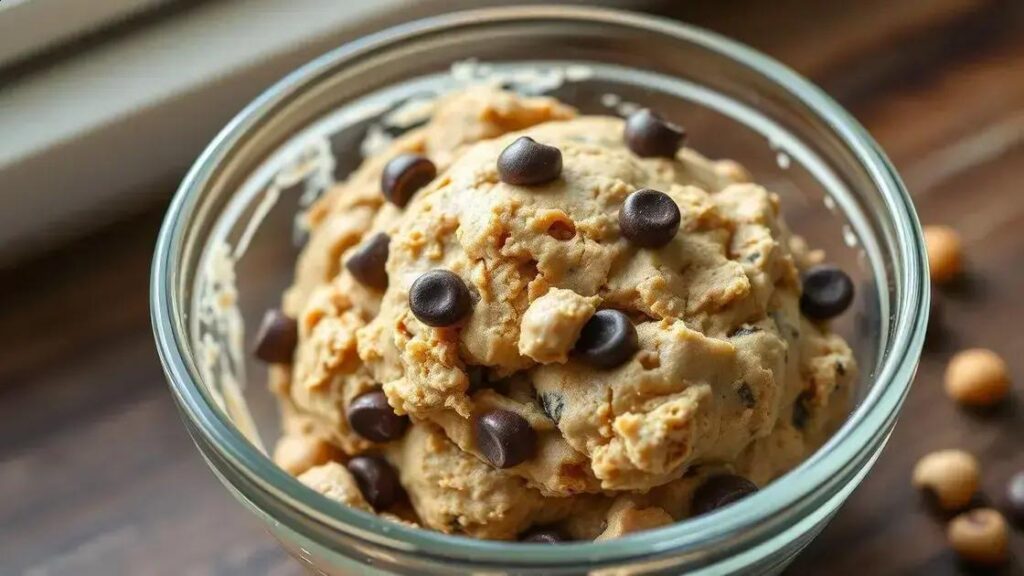 Aprenda a fazer cookie dough vegano com grão-de-bico
