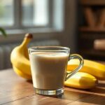Descubra a nova tendência: café com leite de banana