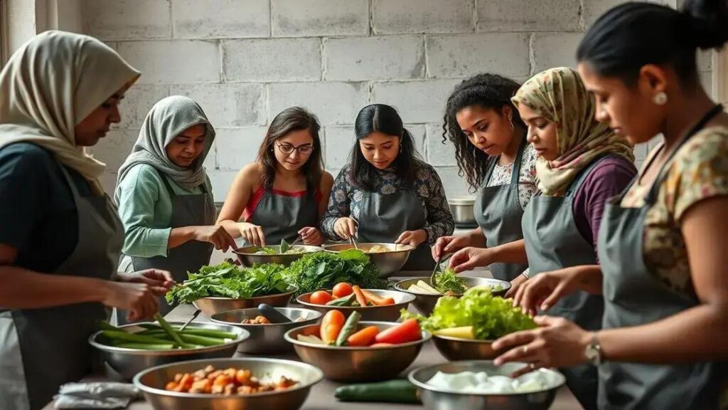 Formação de Guardiãs da Alimentação Escolar: PANCs e Germinados