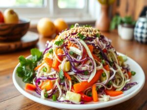 Salada de Repolho com Gergelim Tropical