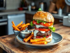 Hambúrguer de Soja Saboroso e Nutritivo