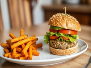 Hambúrguer de Feijão Branco Delicioso