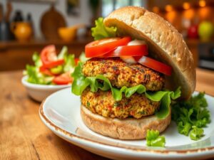 Hambúrguer de Abobrinha Crocante