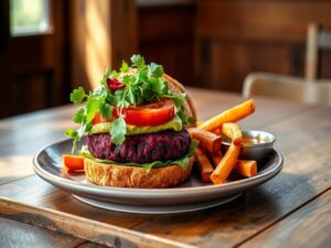 Hambúrguer de Beterraba Gourmet