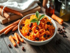 Salada de Cenoura com Passas Tropical
