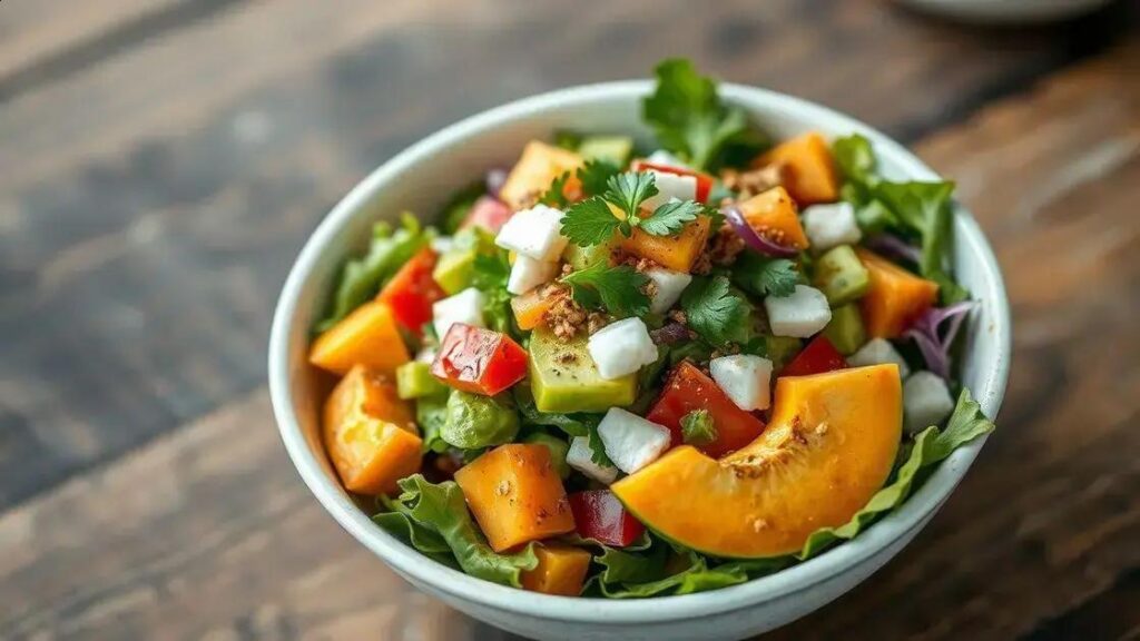Salada de Abacate e Papaya: Uma Opção Saudável e Refrescante