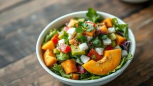 Salada de Abacate e Papaya: Uma Opção Saudável e Refrescante
