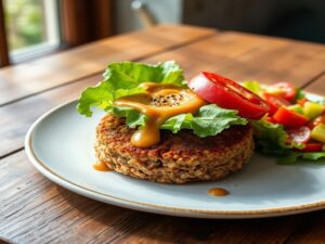 Hambúrguer de Aveia Delicioso e Saudável