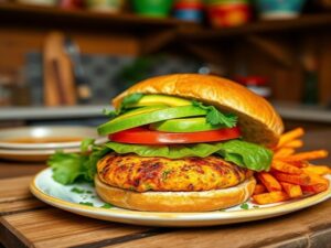 Hambúrguer de Milho Tropical