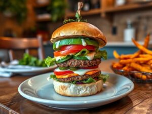 Hambúrguer de Palmito Tropical