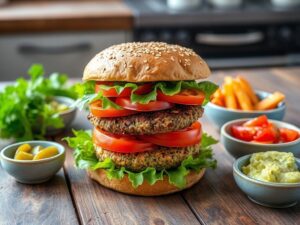 Hambúrguer de Ervas Frescas Delícia Vegana